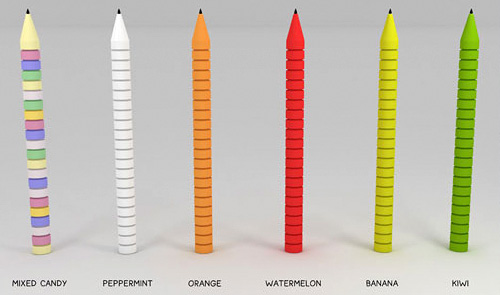 Edible Pens (Image courtesy Dave Hakkens)