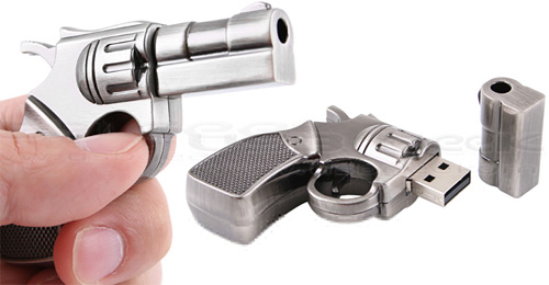 S&W Revolver USB Drive (Images courtesy USB Geek)