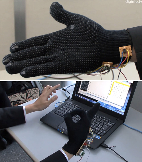 Fingual - Finger-Language Interface Device (Images courtesy DigInfo TV)