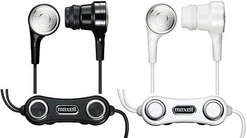 Maxell Vibrabone HP-VBC40 Earbuds (Image courtesy Maxell)