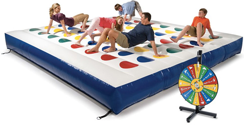 Inflatable Outdoor Color Dot Game (Image courtesy Hammacher Schlemmer)