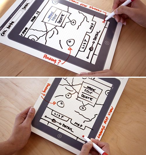 iPad Dry Erase Board (Images courtesy UI Stencils)