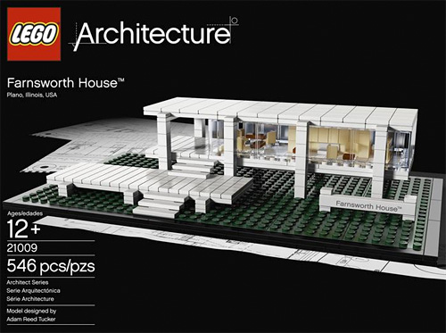 LEGO Farnsworth House (Image courtesy LEGO)