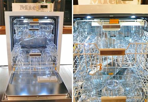 Miele Futura Diamond Dishwasher (Images courtesy Unplggd)