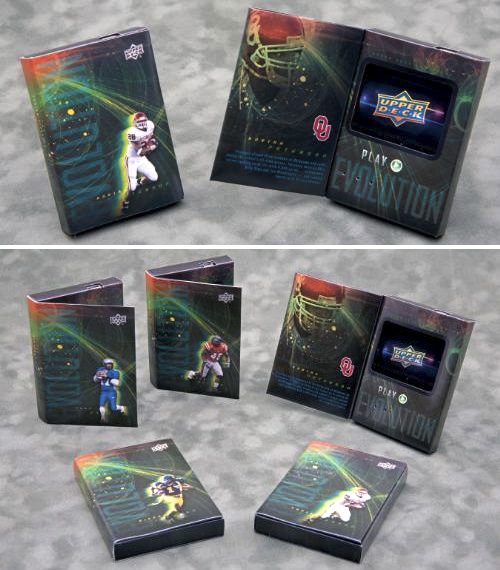 Upper Deck 'Evolution' Video Trading Cards (Images courtesy Upper Deck)