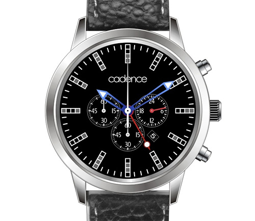 4-Bit Chronograph Watch (Image courtesy the Cadence Watch Company)