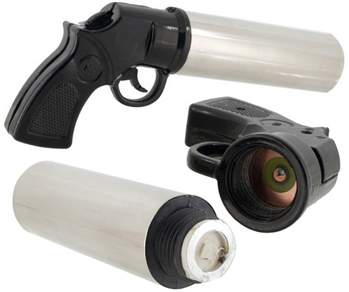 DryShot Fire Extinguishing Gun (Images courtesy The Red Ferret Journal)