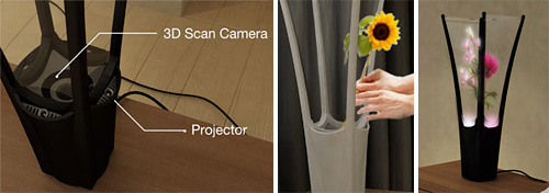 Flora Digital Flower Vase (Images courtesy designboom)