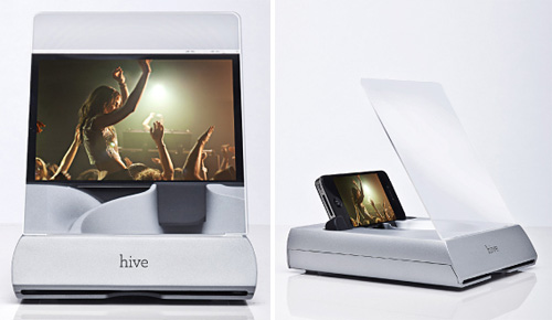 Hive iPhone Dock (Images courtesy ScreenDoor Studio)