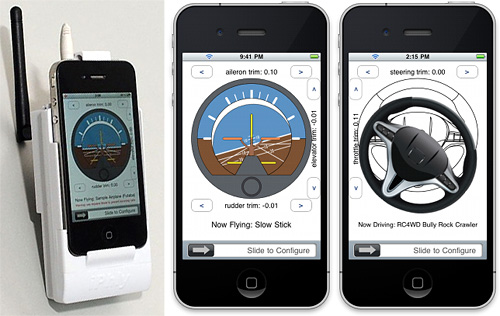 iPhly Remote Control (Images courtesy Ari Krupnik & Associates)
