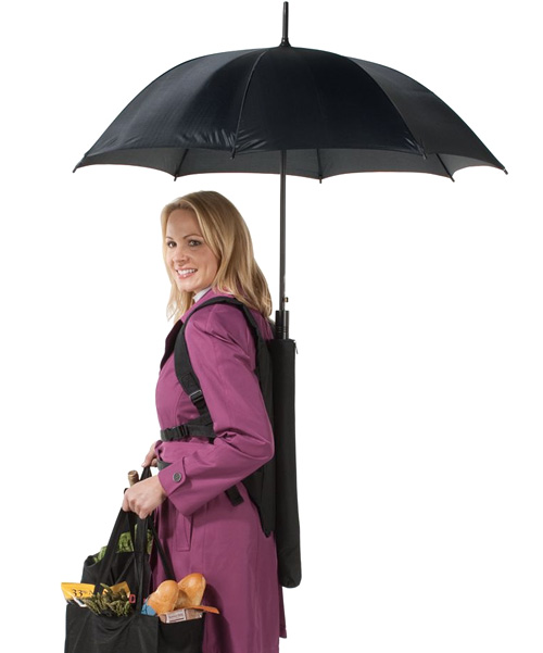 Backpack Umbrella (Image courtesy Hammacher Schlemmer)