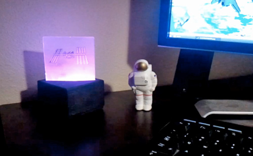 ISS Lamp (Image courtesy Nathan Bergey)