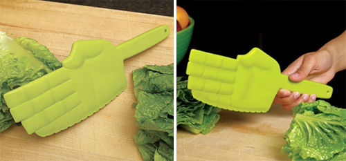 Karate Chopper Lettuce Knife (Images courtesy GAMA-GO)