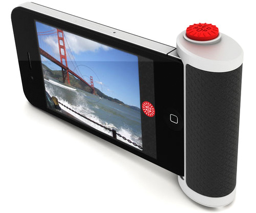 Red Pop iPhone Accessory (Image courtesy Kickstarter)