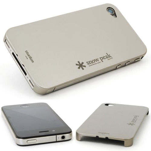 Snow Peak Titanium iPhone 4 Case (Images courtesy Snow Peak)
