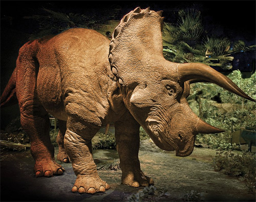 Animatronic Triceratops (Image courtesy Hammacher Schlemmer)