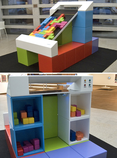 Analog Tetris (Images courtesy codeco)