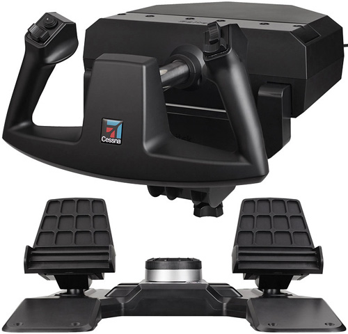 cessna_controls Saitek Cessna Brand Flight Sim Controls (Images courtesy Mad Catz)