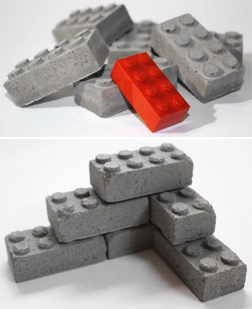 Concrete Building Blocks (Images courtesy Etsy seller studio1015)