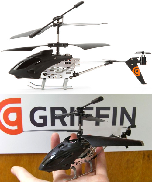 Griffin Helo TC iPhone Controlled Helicopter (Images courtesy Griffin and Tech Digest)