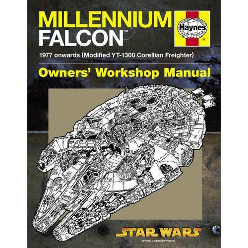Millennium Falcon Haynes Manual (Image courtesy Amazon)