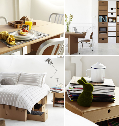 Karton Eco-Friendly Cardboard Furniture (Images courtesy Karton)