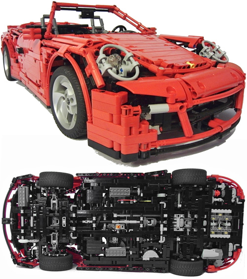 LEGO Porsche 911 (Images courtesy Sheepo)
