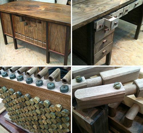 The Pipe Organ Desk (Images courtesy Kagen Schaefer)