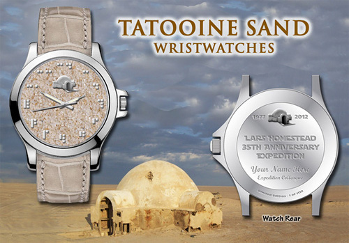 Tatooine Sand Watches (Image courtesy Planet Tatooine Collectibles)