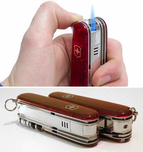Victorinox SwissFlame and CampFlame (Images courtesy VICfan)