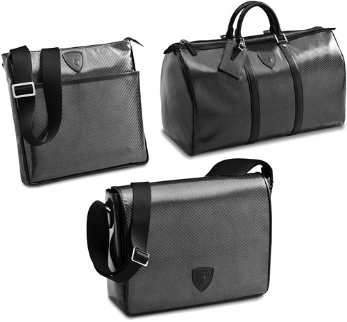 lambo_bags Lamborghini Carbon Fiber Bags (Images courtesy Lamborghini)