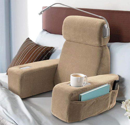 n•a•p Massaging Bed Rest (Image courtesy Brookstone)