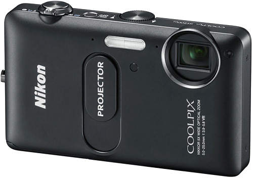 Nikon Coolpix S1200pj Projector Phone (Image courtesy Nikon)