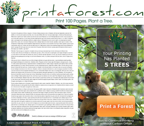 Print a Forest (Images courtesy Print a Forest)