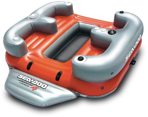 Sea-Doo Aqua Lounge 4 Person Inflatable with MP3 System (Image courtesy Sea-Doo)