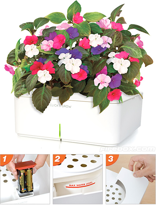 Click And Grow 'Computerised' Planter (Images courtesy Firebox)