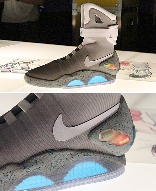 Nike Air Mag Sneakers (Images courtesy Highsnobiety)
