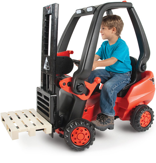 Pedal Powered Forklift (Image courtesy Hammacher Schlemmer)