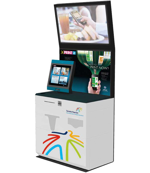 Mobile Printing Kiosks (Image courtesy St. Joseph Communications)