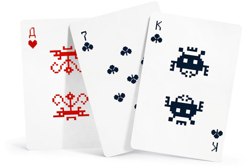 Space Invaders Playing Cards (Image courtesy Art Lebedev)