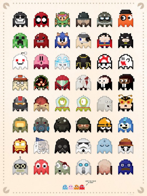 pacman-ghost-characters