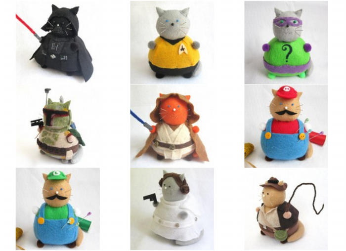 Fat Pincushion Cats