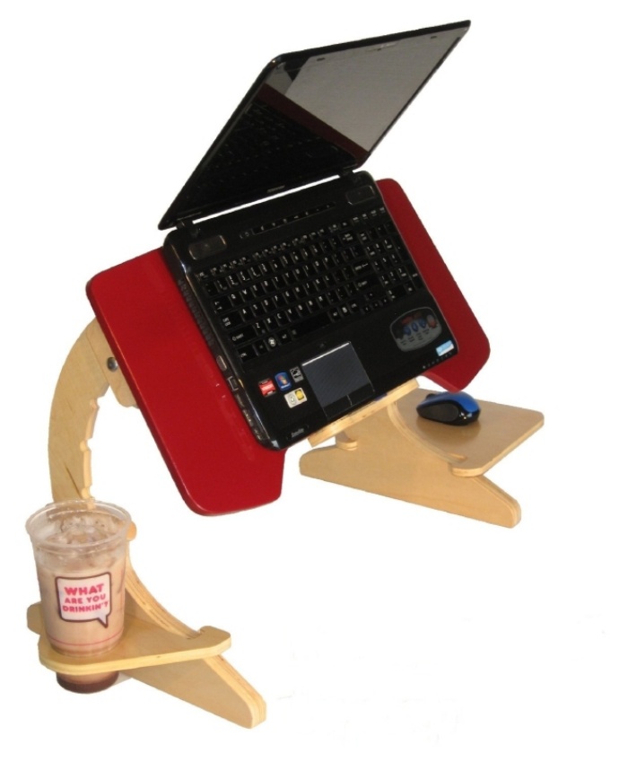 Ergonomic Laptop Stand-Slash-Tray is Perfect for Those Who Love 