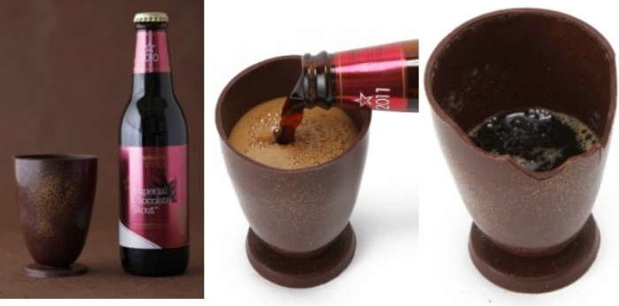 Chocolate Beer and Glass