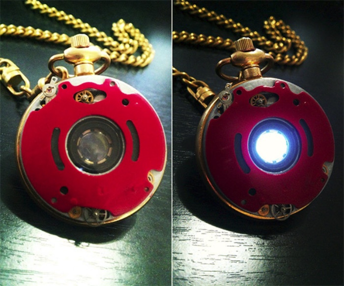 Steampunk Iron Man Reactor Watch