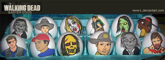 Easter Eggs Walking Dead