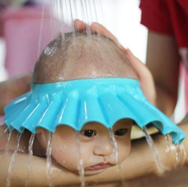 Baby Shower Cap Could Make Showers A Little Less Annoying | OhGizmo!