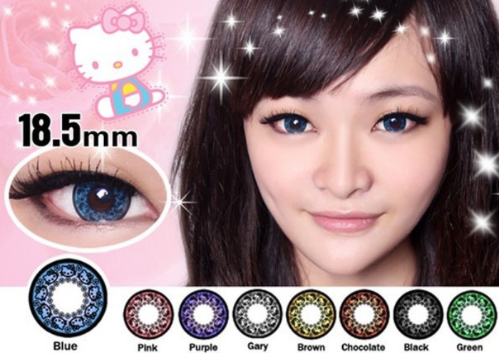 Hello Kitty Contact Lenses: I See Kitties In Your Eyes | OhGizmo!