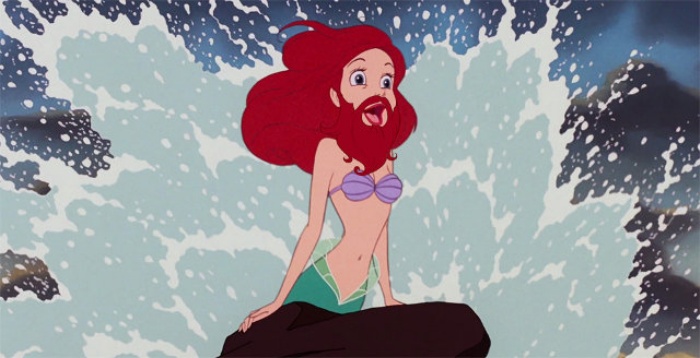 Disney Princesses with Beards