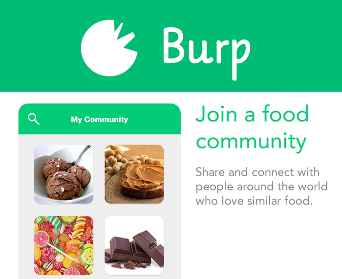 Burp Food Community App